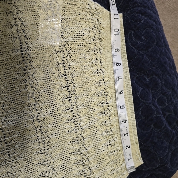 NWT Anthropologie Crochet Sweater Lightweight Sz XS Ruffle Sleeves - Picture 9 of 10